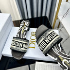 DIOR CD Mule Dway Heeled Slide 45mm Style 53