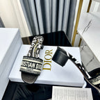 DIOR CD Mule Dway Heeled Slide 45mm Style 53