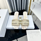 DIOR CD Mule Dway Heeled Slide 45mm Style 83