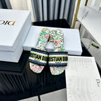 DIOR CD Mule Dway Heeled Slide 45mm Style 49