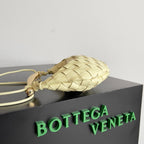 BOTTEGA VENETA SARDINE 20 WITH CHAIN IN YELLOW CREAM LAMBSKIN