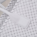 BOTTEGA VENETA Large Cabat 45cm White Lambskin Ghw