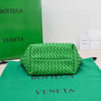 BOTTEGA VENETA Mini Cabat 20cm Dark Green Lambskin Ghw