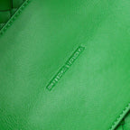 BOTTEGA VENETA Mini Cabat 20cm Dark Green Lambskin Ghw