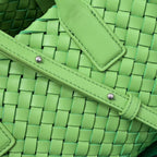 BOTTEGA VENETA Mini Cabat 20cm Green Lambskin Ghw