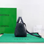 BOTTEGA VENETA Mini Cabat 20cm Blue Lambskin Ghw