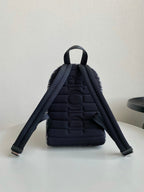 DIOR SMALL BACKPACK 32 BLUE OBLIQUE JACQUARD