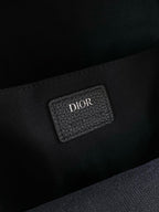 DIOR SMALL BACKPACK 32 BLUE OBLIQUE JACQUARD