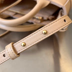 BOTTEGA VENETA CANDY ARCO TOTE 20 IN TAN BROWN CALFSKIN