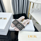 DIOR CD Mule Dway Heeled Slide 45mm Style 39