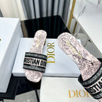 DIOR CD Mule Dway Heeled Slide 45mm Style 39