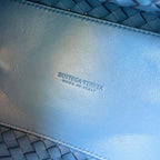 BOTTEGA VENETA MINI CABAT 20 IN SKY BLUE LAMBSKIN
