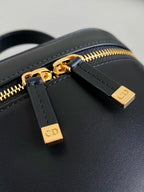 DIOR SIGNATURE VANITY 16 IN BLACK LAMBSKIN