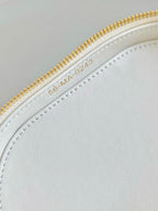 DIOR SIGNATURE VANITY 16 IN WHITE LAMBSKIN
