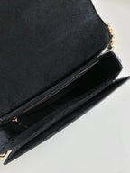 DIOR SIGNATURE HOBO 21 BAG IN BLACK CALFSKIN