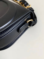 DIOR SIGNATURE HOBO 21 BAG IN BLACK CALFSKIN