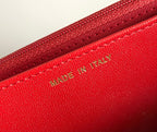 CHANEL WOC 19 RED CAVIAR GOLD HARDWARE