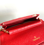 CHANEL WOC 19 RED CAVIAR GOLD HARDWARE