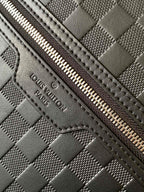 LOUIS VUITTON LV 25S MICHAEL BACKPACK 42 IN EMBOSSED DAMIER INFINI BLACK CALFSKIN