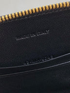 DIOR SIGNATURE 18 OVAL BAG IN BLACK CALFSKIN