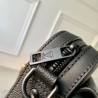 LOUIS VUITTON FASTLINE MESSENGER 23.5 IN DARK BROWN PATENT CALFSKIN