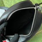 GUCCI SMALL BLONDIE OVAL SHOULDER BAG 20 IN BLACK CALFSKIN