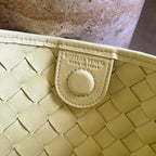 BOTTEGA VENETA SARDINE 33 WITH CHAIN IN YELLOW CREAM LAMBSKIN