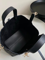 DIOR TOUJOURS 28 BAG IN BLACK LAMBSKIN