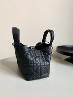 DIOR TOUJOURS 28 BAG IN BLACK LAMBSKIN