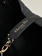 DIOR TOUJOURS 28 BAG IN BLACK LAMBSKIN