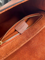 CELINE SOFT 18 CINNAMON BROWN CALFSKIN