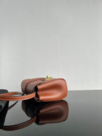 CELINE SOFT 18 CINNAMON BROWN CALFSKIN