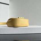 CELINE Triomphe 11 Bright Yellow Shiny Calfskin Handbag