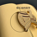 CELINE Triomphe 11 Bright Yellow Shiny Calfskin Handbag