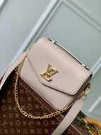 LOUIS VUITTON OXFORD 22 IN BEIGE LAMBSKIN GOLD HARDWARE