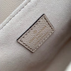 LOUIS VUITTON OXFORD 22 IN BEIGE LAMBSKIN GOLD HARDWARE