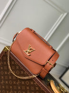 LOUIS VUITTON OXFORD 22 IN FIRE ORANGE LAMBSKIN GOLD HARDWARE
