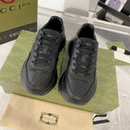 GUCCI Rhyton Trainer Leather Black