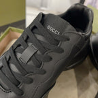 GUCCI Rhyton Trainer Leather Black