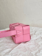 BOTTEGA VENETA CASSETTE 23 IN LIGHT PINK LAMBSKIN