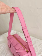 BOTTEGA VENETA CASSETTE 23 IN LIGHT PINK LAMBSKIN