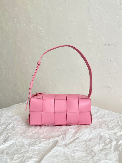 BOTTEGA VENETA CASSETTE 23 IN LIGHT PINK LAMBSKIN