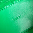 BOTTEGA VENETA MEDIUM 28 CASSETTE LIGHT GREEN LAMBSKIN