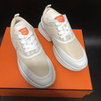 HERMES GIGA SNEAKER PASTEL PINK MIX WHITE CALFSKIN