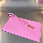 BOTTEGA VENETA LARGE CABAT 51 IN FLAMINGO PINK LAMBSKIN
