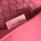 BOTTEGA VENETA LARGE CABAT 51 IN FLAMINGO PINK LAMBSKIN