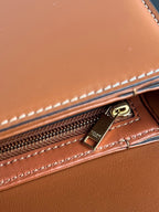 CELINE TRIOMPHE TEEN 22 CINNAMON BROWN COWHIDE
