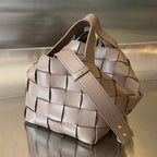 BOTTEGA VENETA SMALL 22 CASSETTE IN CAMEL BROWN LAMBSKIN