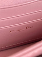 DIOR LADY 21 CHAIN BAG IN HOT PINK LAMBSKIN