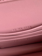DIOR LADY 21 CHAIN BAG IN HOT PINK LAMBSKIN